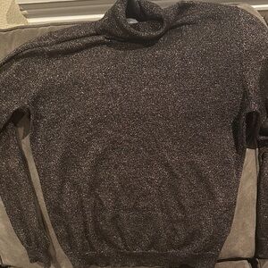 Worthington Sparkling Black Turtleneck Sweater